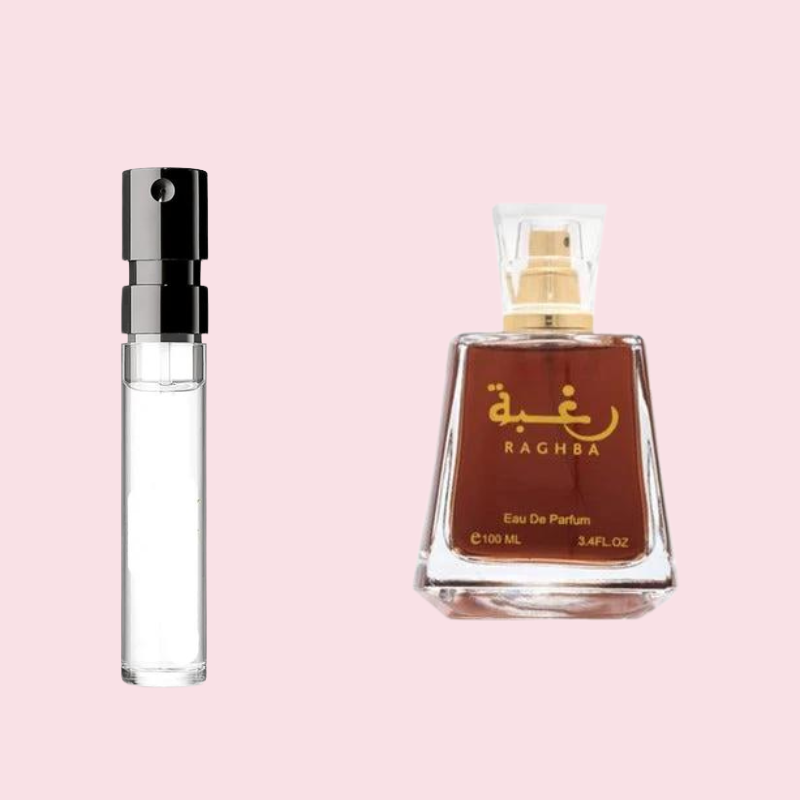 Muestra Perfume Raghba. 2ml Unisex.