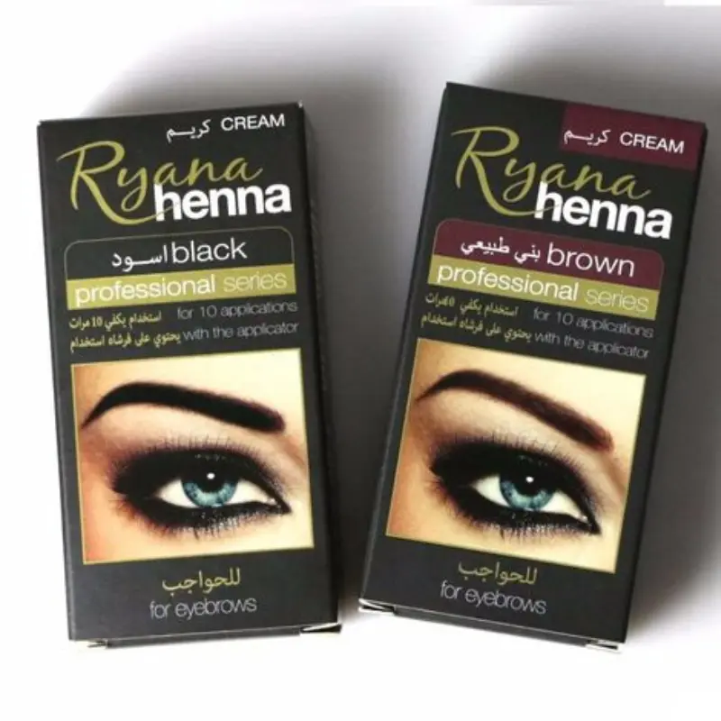 Tinte de Henna para cejas Ryana. Dos tonos.