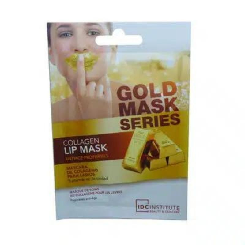 Mascarilla para labios IDC INSTITUTE GOLD COLLAGEN LIP MASK SERIES