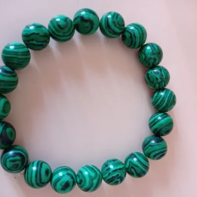 Pulsera Piedra Natural MALAQUITA 10mm