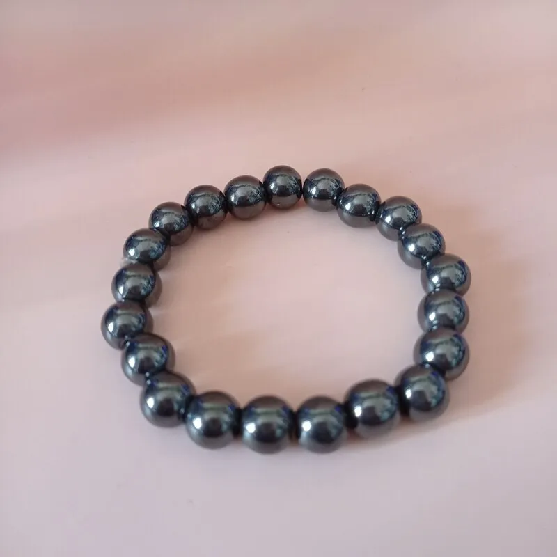 Pulsera Piedra Natural HEMATITE 10mm