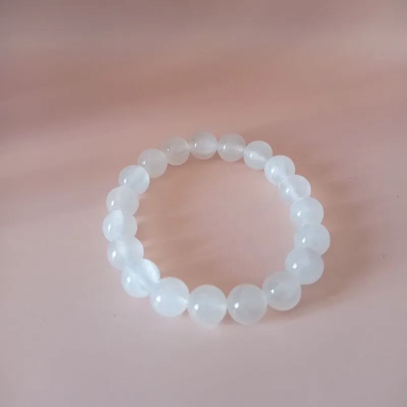 Pulsera Piedra Natural CUARZO BLANCO 10mm