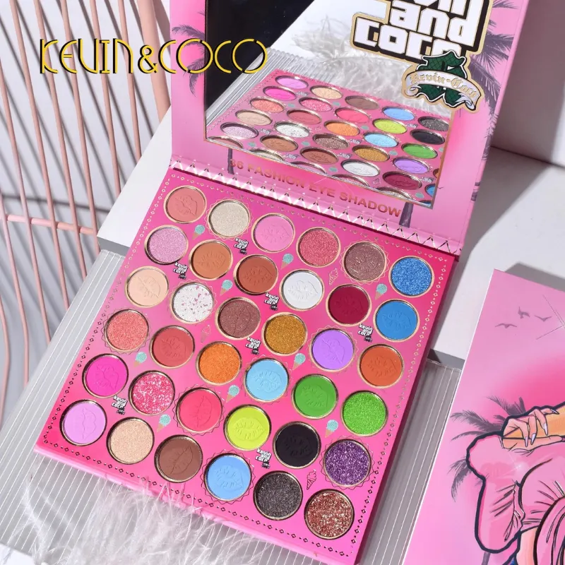 PALETA DE SOMBRAS DE OJOS CALIFORNIA GIRL DE 36 COLORES KC233440