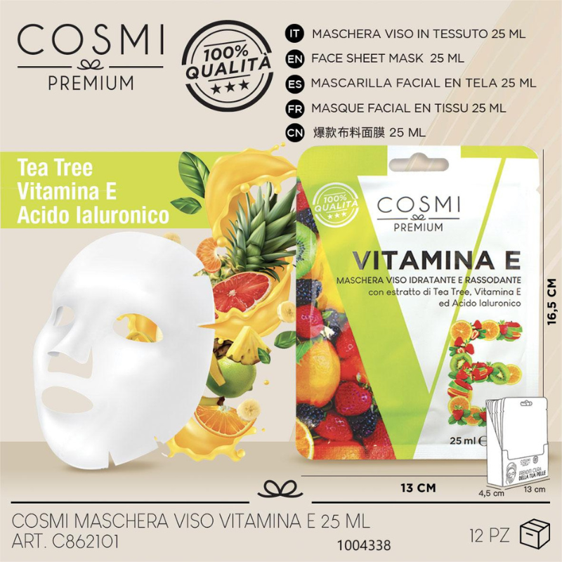 MASCARILLA COSMI MASCHERA VISO VITAMINA E