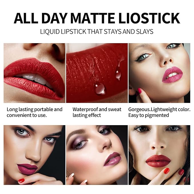 MATTE LIQUID LIPSTICK. MARCA HANDAIYAN. VIRAL B