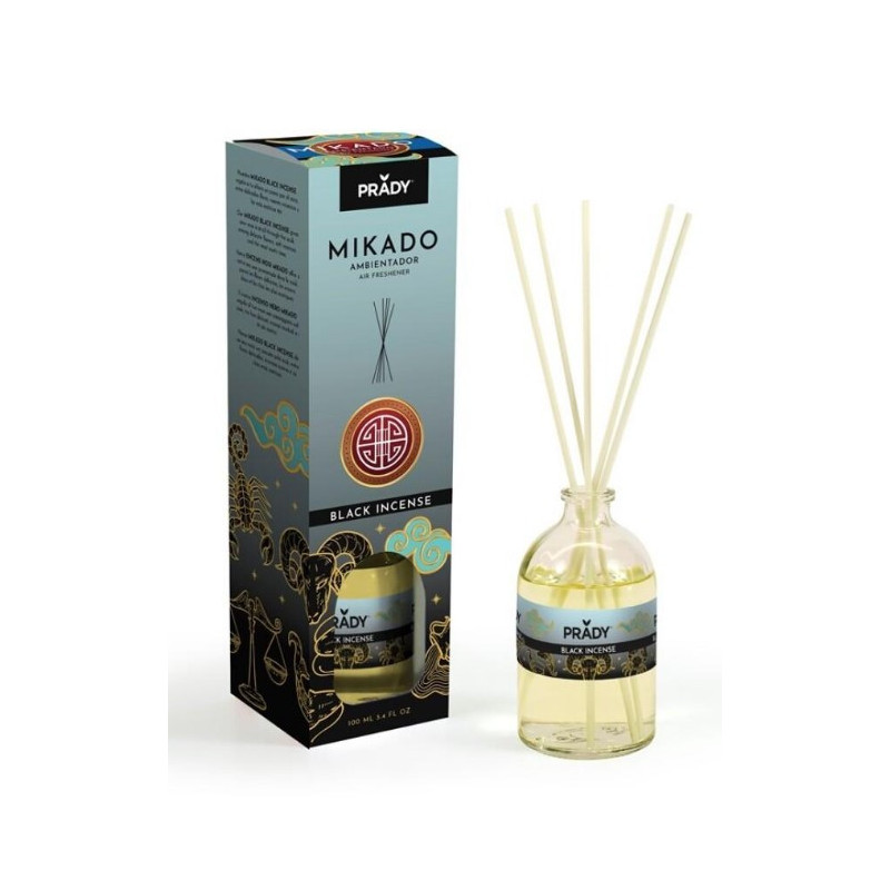 MIKADO AMBIENTADOR bLACK INCENSE 100ML.