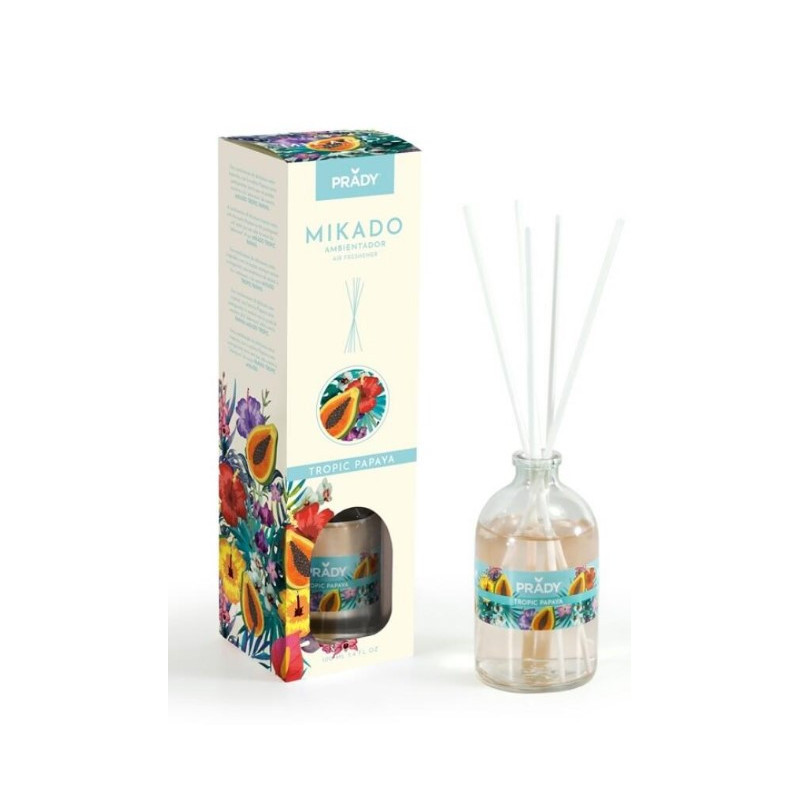 MIKADO AMBIENTADOR TROPIC PAPAYA 100ML.