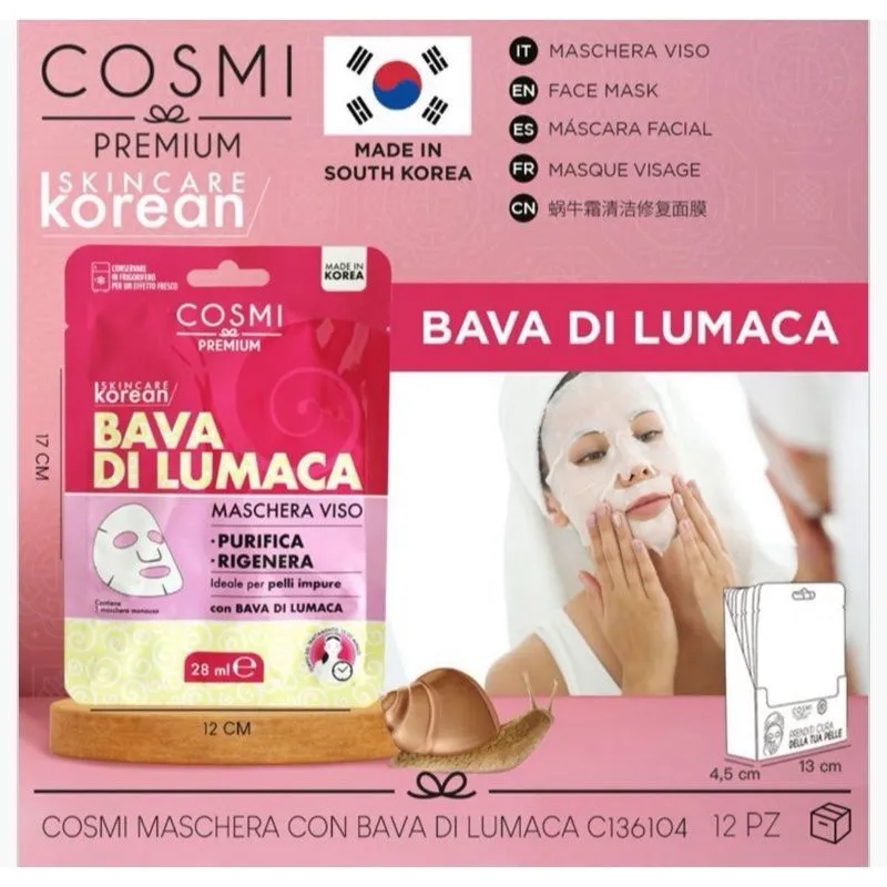 MASCARILLA COSMI K-BEAUTY BABA DE CARACOL