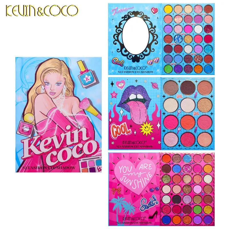 KEVIN&COCO Paleta BARBIE 3 PANELES AZUL