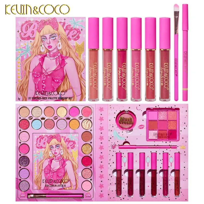 KEVIN&COCO SET Paleta BARBIE ROSA