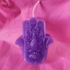 VELA MANO HAMSA MORADA