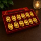 Lingote de la Fortuna Feng Shui Yuanbao de 43 × 26 mm