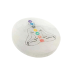 Plato Selenita Grabado 7 Chakras Meditacion 9-10 Cms Aprox