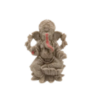 Figura En Resina Ganesha 14X11 Cms Aprox Color Arena