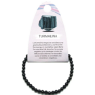 Pulsera Piedra Natural Turmalina Negra 4 mm