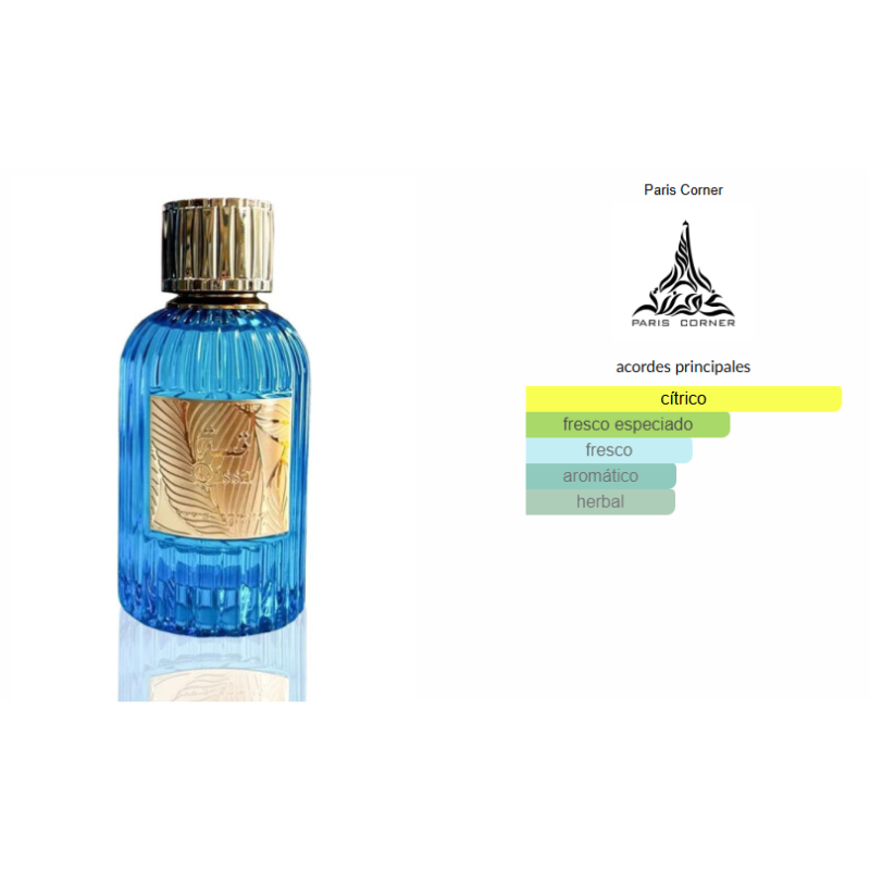 PERFUME QISSA BLUE. PARIS CORNER. 100ML