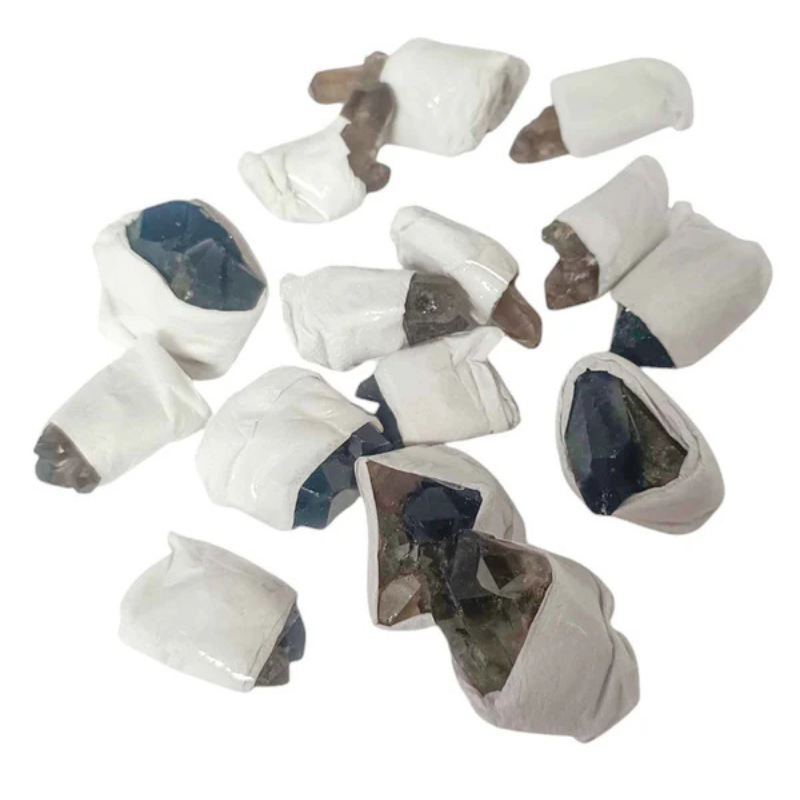 Cuarzo Ahumado Puntas En Bruto 3 a 5 Cms