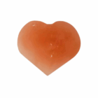 Selenita Naranja Forma Corazón 7.5 Cms Aprox