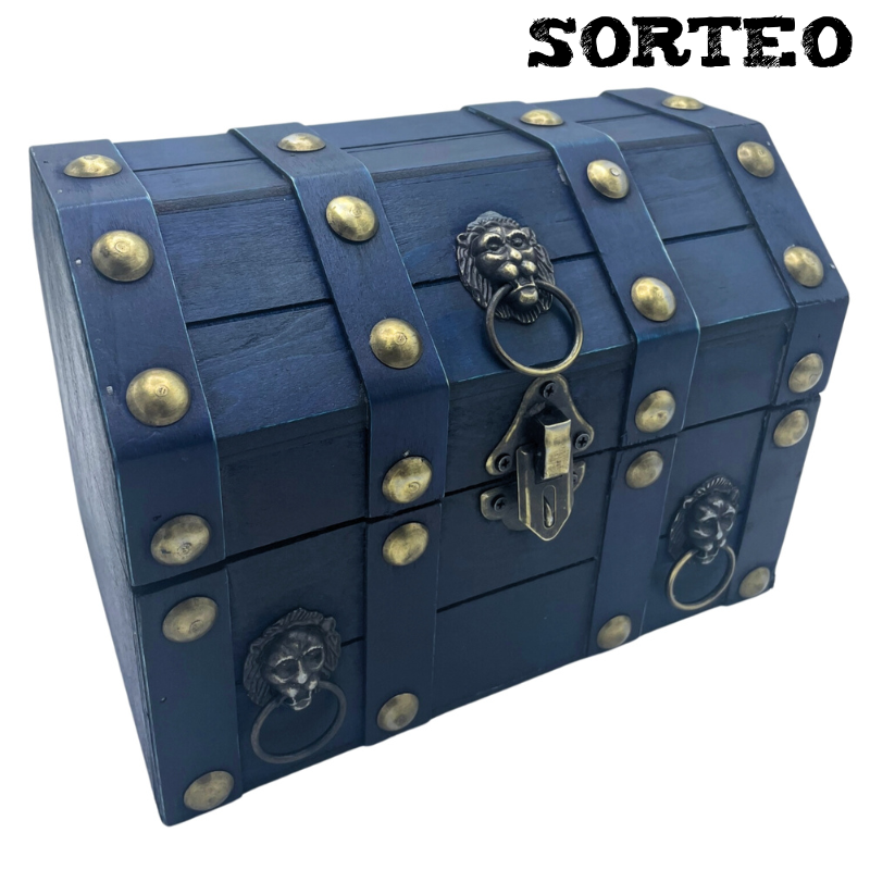SORTEO Cofre del Tesoro VIKINGO Grande - Verde azulado