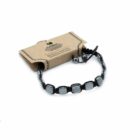 Pulsera Magnética Hematites Shamballa Cuadrado