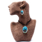 CONJUNTO Flores Prensadas ORGONITA. Arbol De La Vida Azul
