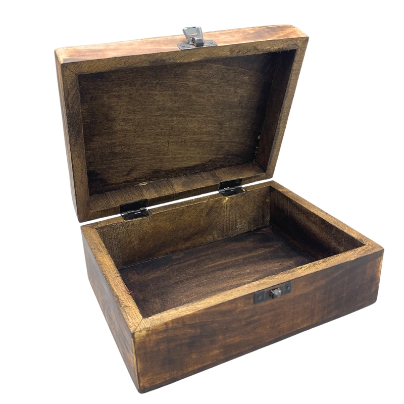 Caja de Recuerdos Grande de Madera 20x15x7,5cm Ohm