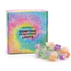 Luces LED Encantadas con Piedras Preciosas - Rocas Mixtas