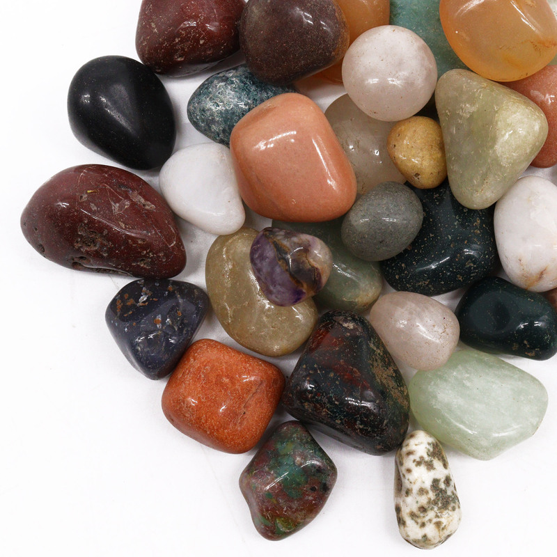 PIEDRAS MIXTAS DE ÁGATAS.