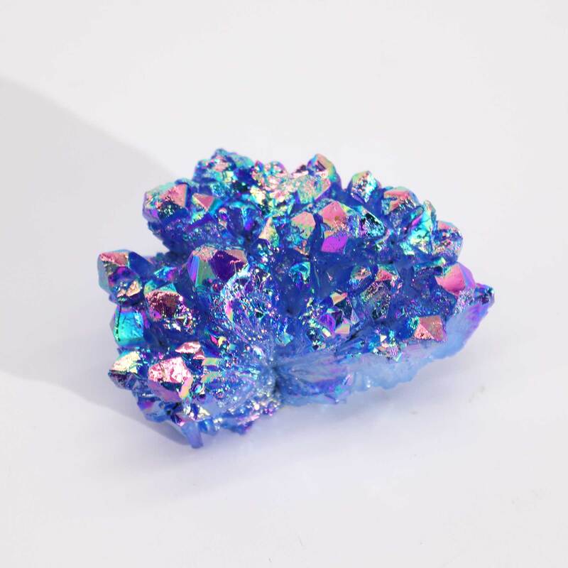 Cuarzo Natural Mediano Aura de Angel Azul (aprox 100-150 g 7-10 cm)