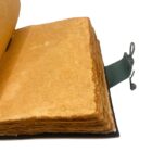 CUIADERNO GRIMORIO de Cuero Buda 7 Chakras. HOJAS DE PAPIRO