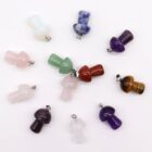 Colgantes de SETA de Piedras Preciosas 20x15mm. VARIOS MODELOS