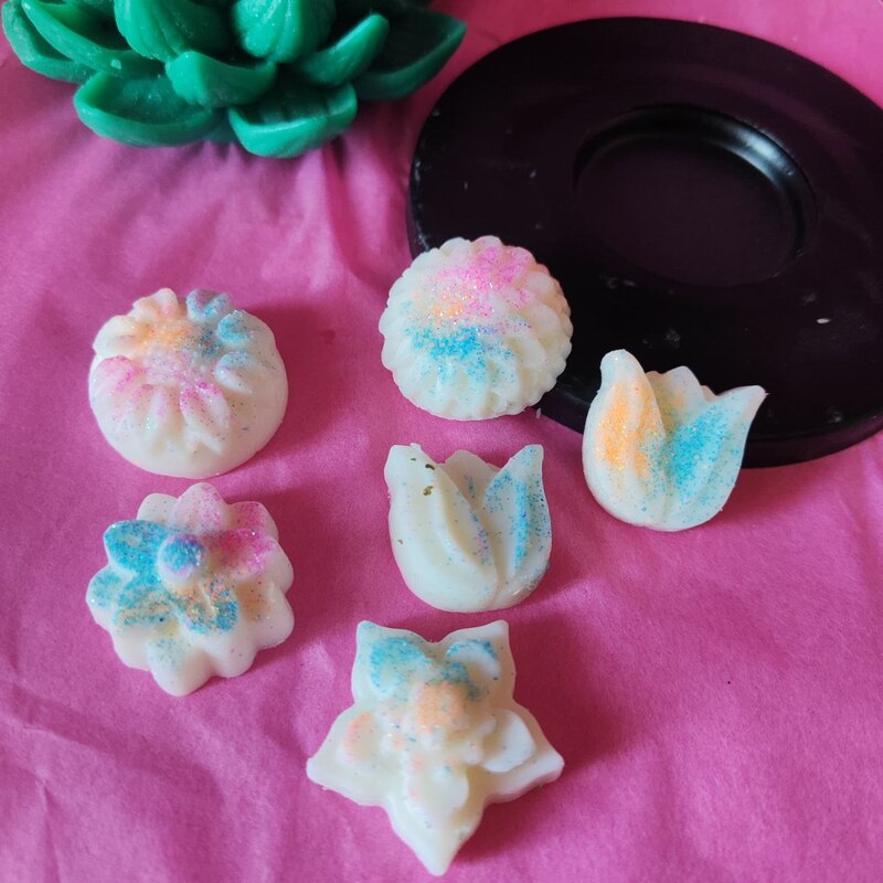 Cera Perfumada FLOR DE CEREZO Y BAMBÚ. Wax melts. Pedacitos de cielo. Aroma bits. UNIDAD