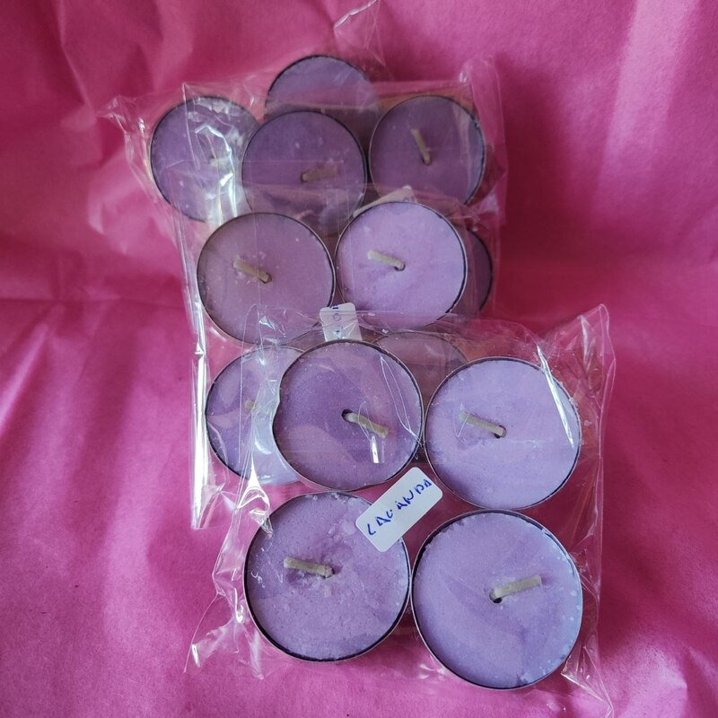 Velas de té aromaterapia: Lavanda (4 unidades).