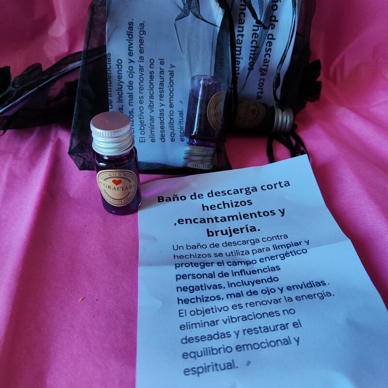 Baño de Descarga CONTRA HECHIZOS. Protección y restablecimiento equilibrio emocional.