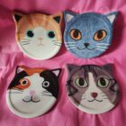 PLACA DE CERÁMICA GATO. VARIOS MODELOS. VACIA BOLSILLOS.