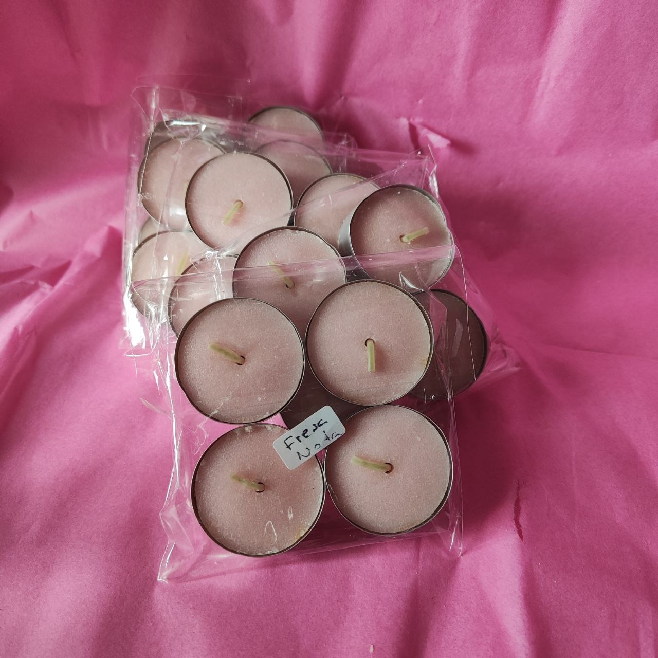 Velas de té aromaterapia: Canela (4 unidades).