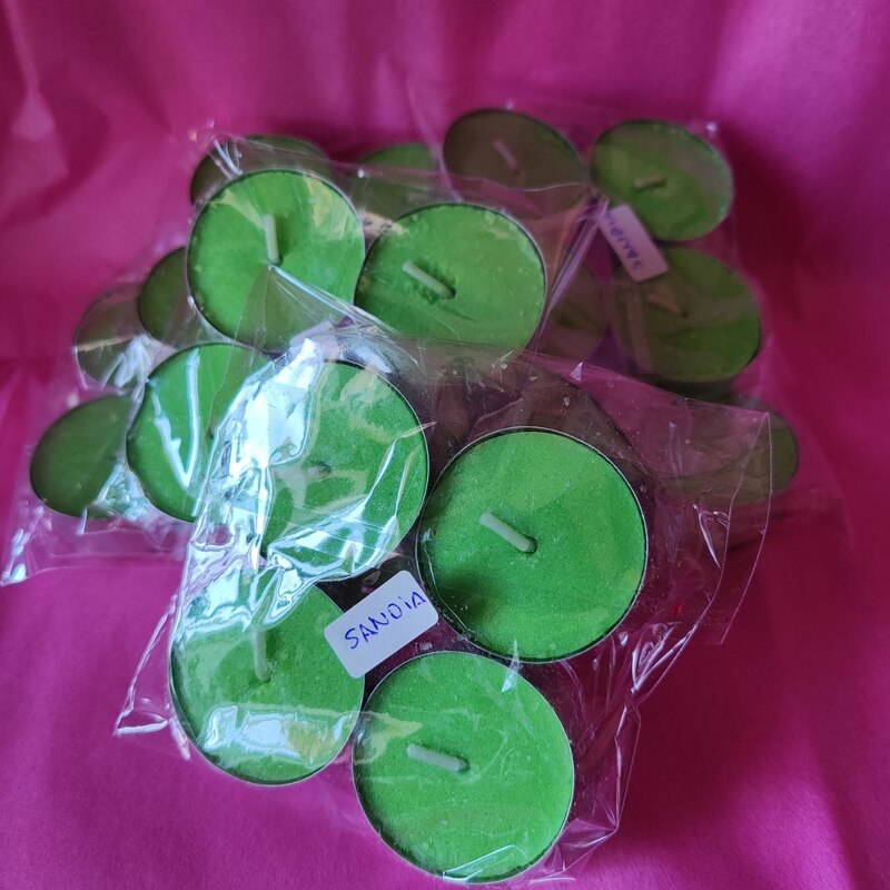 Velas de té aromaterapia: Sandía (4 unidades).