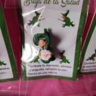 BRUJITA HECHA A MANO CON AMULETO Y PIEDRA NATURAL: BRUJA DE LA SALUD