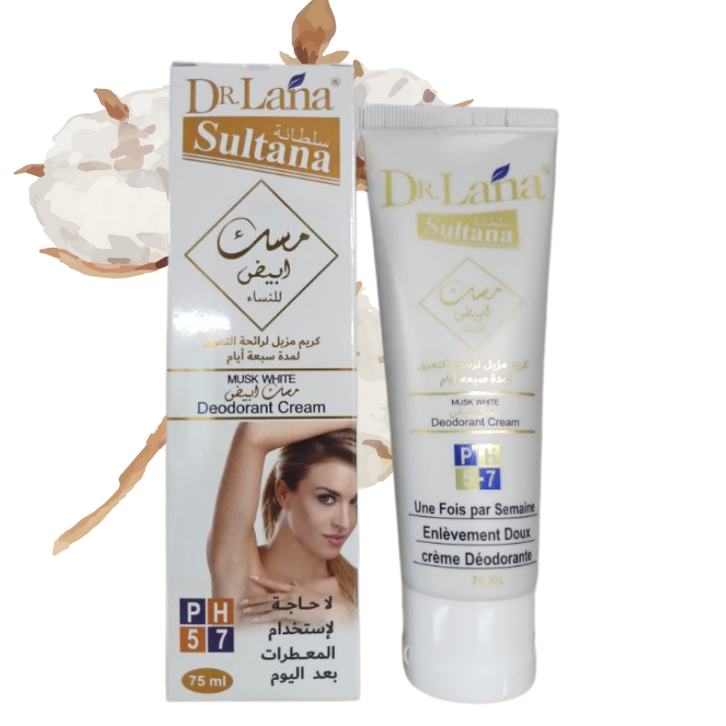 Desodorante en Crema MUSK BLANCO. Sultana. Dr. Lana