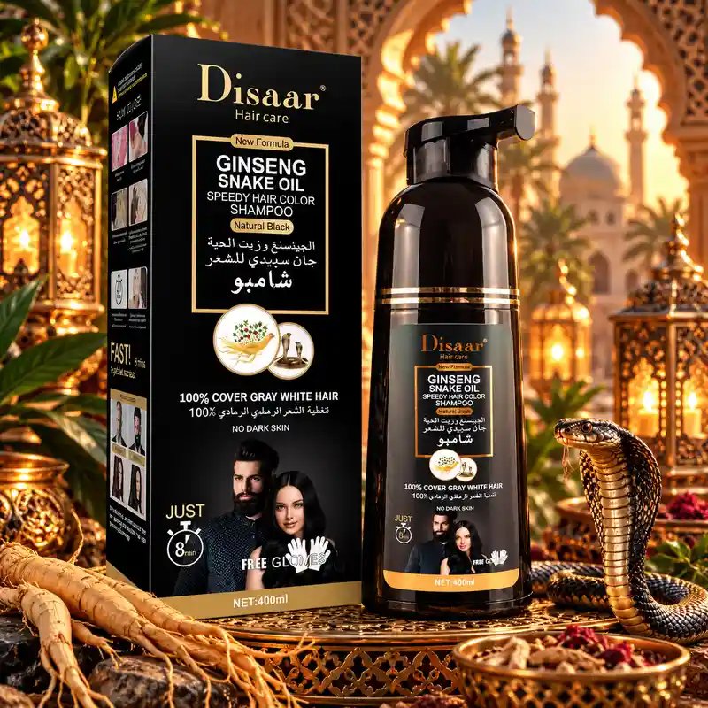 champu-magico-disaar-negro-natural-ginseng-snake-oil-400ml.webp Champú Mágico Disaar Negro Natural Ginseng Snake Oil 400 ml