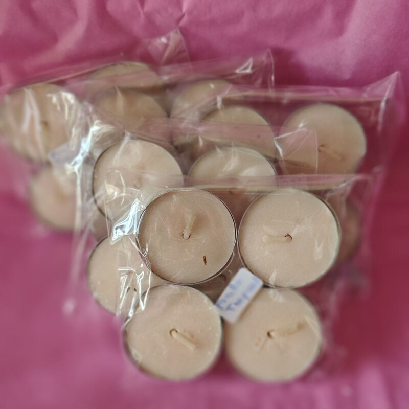Velas de té aromaterapia: FRUTAS TROPICALES (4 unidades).