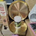 BANDEJAS DORADAS PARA RITUALES, VELAS Y VELONES. VARIOS TAMAÑOS
