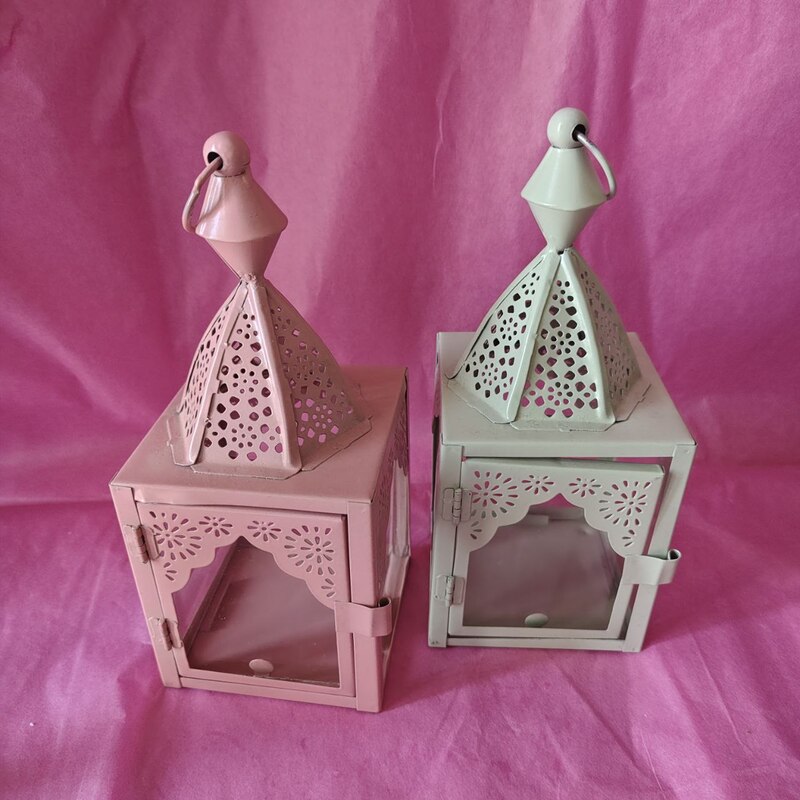 PORTA VELAS METAL FAROL VIDRIO DE LA FORTALEZA PLAYERA. VARIOS COLORES