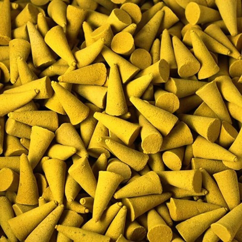 10 Conos grandes Citronella naturales hechos a mano. 25 mm