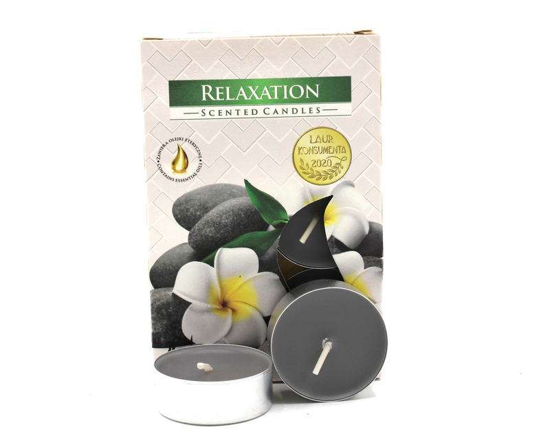 Set de 6 velas de té perfumadas Relajación