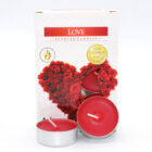 Set de 6 velas de té perfumadas Amor Propio