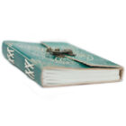 CUADERNO GRIMORIO de Cuero PAZ INTERIOR 13x2,5x18 (cm)