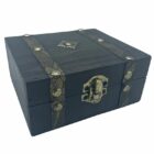 COFRE DEL TESORO VIKINGO mediano gris. 13x5,8x11 (cm)