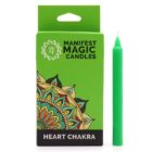 Velas Mágicas de Manifestación Verde Chakra Corazón