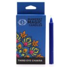 Velas Mágicas de Manifestación Azul Oscuro Chakra del Tercer Ojo